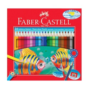 FABER-CASTELL ALBRECHT AQUAREL KURU BOYA 24 RENK (110624)