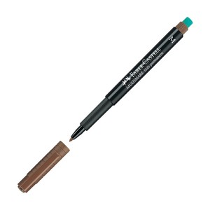 FABER-CASTELL ASETAT-CD KALEMİ M KAHVE (5010152578)