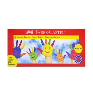 FABER-CASTELL PARMAK BOYASI 6 RENKx45ml (5170160422)