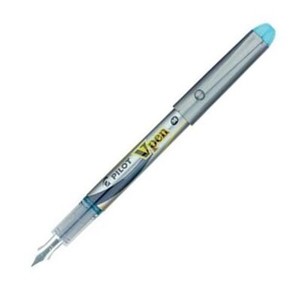PİLOT V-PEN SİLVER DOLMA KALEM AÇIK MAVİ (51004276)(SVP-4M-LB)