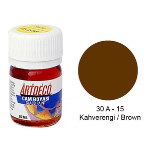 ARTDECO 030A CAM BOYASI 15 KAHVERENGİ 25ml