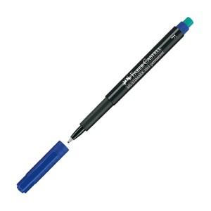 FABER-CASTELL ASETAT-CD KALEMİ F MAVİ (5010151351)