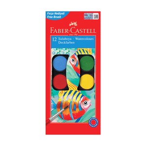 FABER-CASTELL REDLİNE SULU BOYA KÜÇÜK BOY 12 RENK (5292125011)