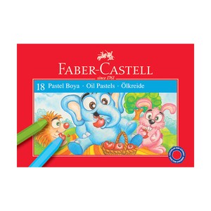 FABER-CASTELL REDLİNE PASTEL BOYA 18 RENK KARTON KUTU (125318)