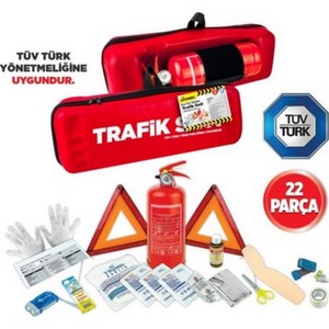 AUTOMİX 43742 TRAFİK VE İLK YARDIM SETİ 1kg YANGIN TÜPLÜ