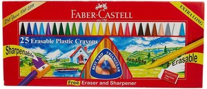  FABER-CASTELL SİLİNEBİLİR MUM BOYA 25 RENK (122725)