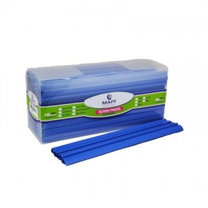MAPİ ÜÇGEN DOSYA SIRTLIĞI 12mm MAVİ 100LÜ