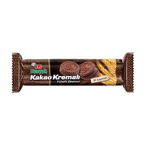 ETİ BURÇAK KAKAO KREMALI TAM BUGDAY BİSKÜVİ 82gr