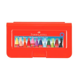 FABER-CASTELL REDLİNE PASTEL BOYA 12 RENK PLASTİK KUTU (5281125112)