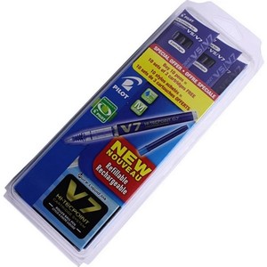 PİLOT V7 İĞNE UÇLU ROLLER KALEM 0.7 MAVİ 10LU+30 YEDEK KARTUŞ (51007307)(BXC-V7-BG-L-KIT)
