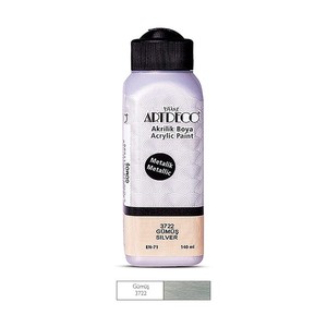 ARTDECO 071R METALİK AKRİLİK BOYA 30722 GÜMÜŞ 140ml