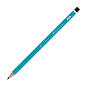 FABER-CASTELL KÖŞELİ MERCANLI KURŞUN KALEM HB (216000)