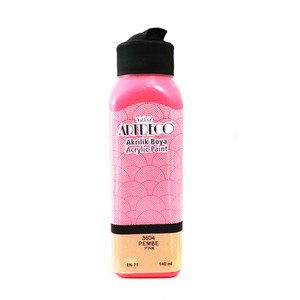 ARTDECO 070R AKRİLİK BOYA 3604 PEMBE 140ml