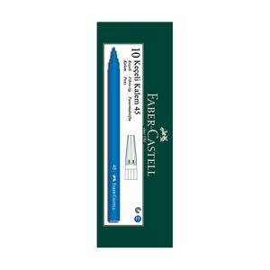 FABER-CASTELL 45 KEÇELİ KALEM MAVİ 10LU (5061155001)
