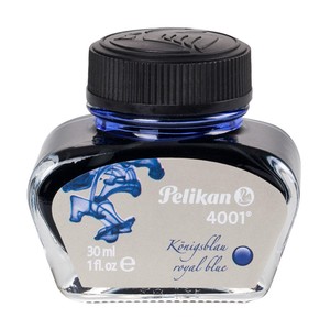 PELİKAN 4001 DOLMA KALEM MÜREKKEBİ ROYAL MAVİ 30ml