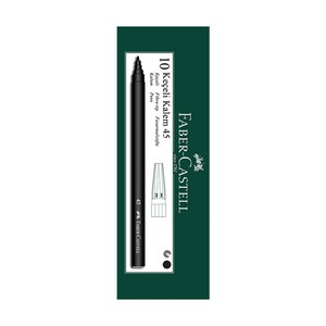FABER-CASTELL 45 KEÇELİ KALEM SİYAH 10LU (5061155002)