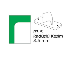 MAPİ R3 RADÜSLÜ KESEN BIÇAK 3.5mm (9151210)