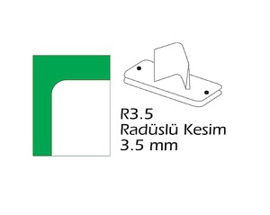 MAPİ R3 RADÜSLÜ KESEN BIÇAK 3.5mm (9151210)