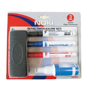NOKİ 1664 BEYAZ TAHTA KALEMİ SETİ+LOSYON