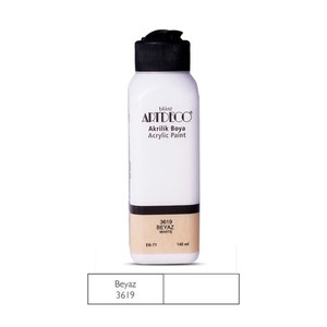 ARTDECO 070R AKRİLİK BOYA 3619 BEYAZ 140ml