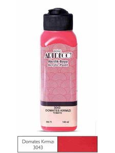 ARTDECO 070R AKRİLİK BOYA 3043 DOMATES KIRMIZISI 140ml