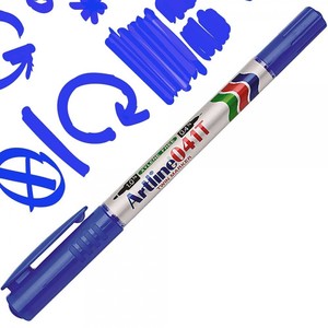 ARTLİNE EK-041T ÇİFT UÇLU PERMANENT MARKÖR 0.4-1mm MAVİ
