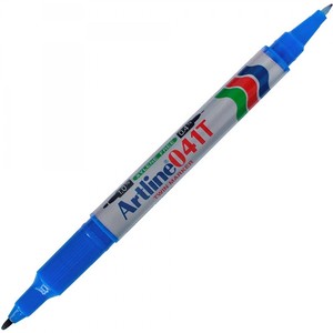  ARTLİNE EK-041T ÇİFT UÇLU PERMANENT MARKÖR 0.4-1mm MAVİ