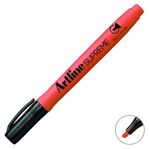 ARTLİNE EPF-600 SUPREME FOSFORLU KALEM 4mm KIRMIZI