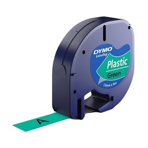  DYMO 59425 LETRATAG PLASTİK ŞERİT 12mmx4m YEŞİL