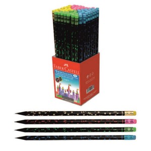 FABER-CASTELL PARTY LATA SİLGİLİ KURŞUN KALEM SİYAH (5244116873)