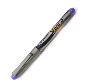 PİLOT V-PEN SİLVER DOLMA KALEM MOR (51004103)(SVP-4M-V)