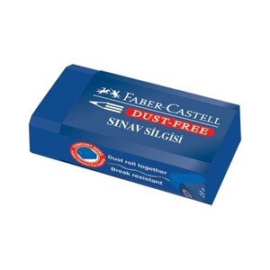 FABER-CASTELL DUST-FREE MAVİ SINAV SİLGİSİ (187170)