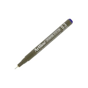 ARTLİNE EK-233 ÇİZİM KALEMİ 0.3mm MAVİ