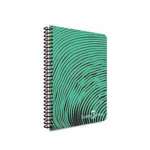 FABER-CASTELL WAVES SPİRALLİ PLASTİK KAPAK DEFTER A4 KARELİ 80 YAPRAK (5075000435)