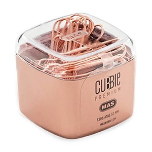 MAS 1306 CUBBİE PREMİUM ATAŞ 50mm ROSE GOLD 15 ADET