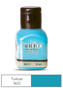 ARTDECO 070A AKRİLİK BOYA 3632 TURKUAZ 25ml