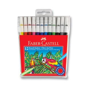 FABER-CASTELL KEÇELİ KALEM 12 RENK (155130)