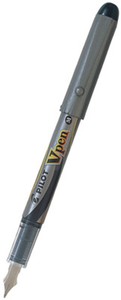 PİLOT V-PEN SİLVER DOLMA KALEM SİYAH (51001847)(SVP-4M-B)