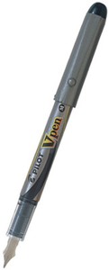 PİLOT V-PEN SİLVER DOLMA KALEM SİYAH (51001847) (SVP-4M-B)