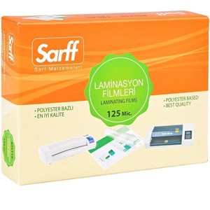 SARFF LAMİNASYON FİLMİ 65x95 125mic 100LÜ (15309021)