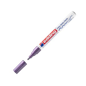 EDDİNG 751CR HOBİ SANAT KALEMİ METALİK MOR (TAM ÖRTÜCÜ MARKÖR)