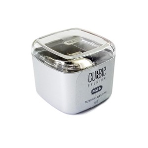 MAS 1322 CUBBİE PREMİUM OMEGA KISKAÇ 19mm SİLVER 5Lİ