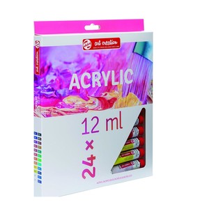 TALENS AKRİLİK BOYA 24 RENKx12ml (9021724M)