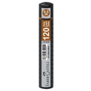  FABER-CASTELL GRİP KALEM UCU 0.5 2B 60mm SİYAH (127626)