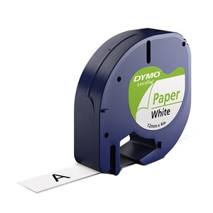  DYMO 59421 LETRATAG KAĞIT ŞERİT 12mmx4m BEYAZ (S0721510)