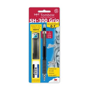 TOMBOW GRİP VERSATİL KALEMLİ OKUL SETİ 07 UÇ+SİLGİ AÇIK MAVİ BLİSTER (SH-GR43 R7.S1)