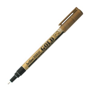 ARTLİNE EK-990XF DAVETİYE KALEMİ MARKÖR 1.2mm ALTIN YALDIZ