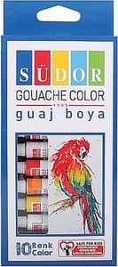  SÜDOR SD572 GUAJ BOYA 10 RENKx9ml